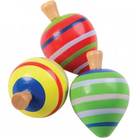 Snag-It 2 in. Painted Wood Spin Tops SN2064450